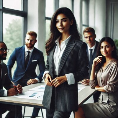 businesswoman-fonev-A2-angol-szokincsfejleszto