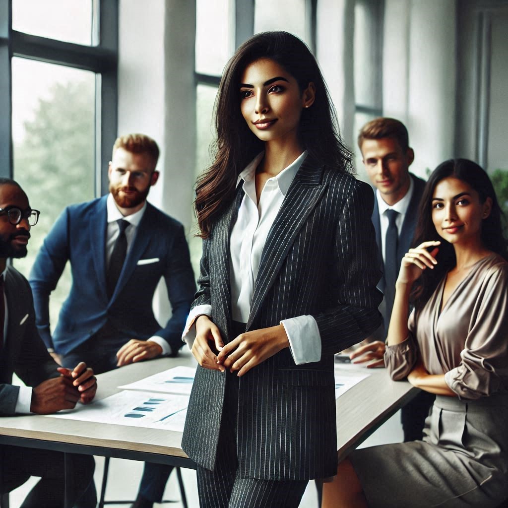 businesswoman-fonev-A2-angol-szokincsfejleszto